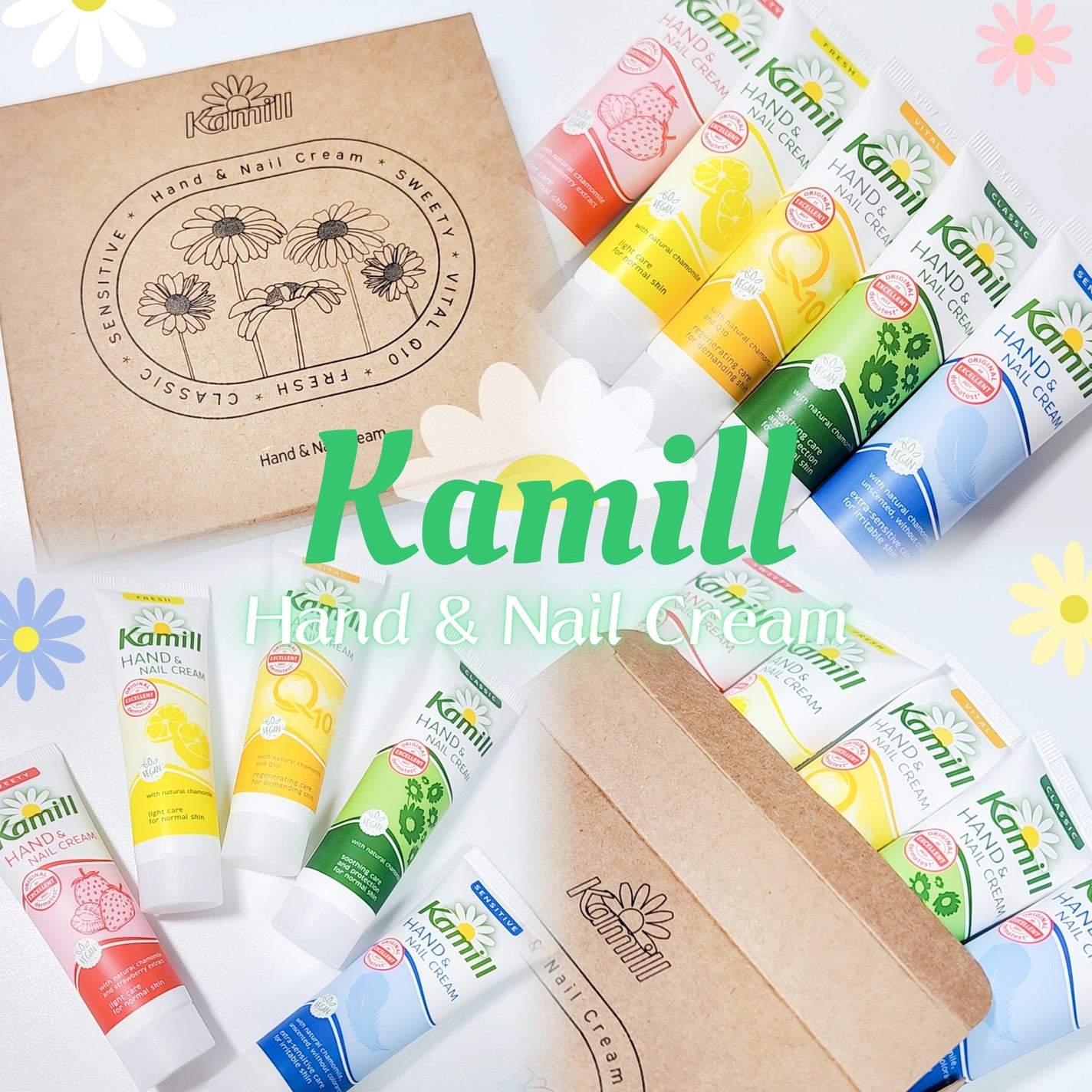 ハンド&ネイルクリームミニ 企画セット30ml*5/カミール/その他キットセットを使ったクチコミ(1枚目)