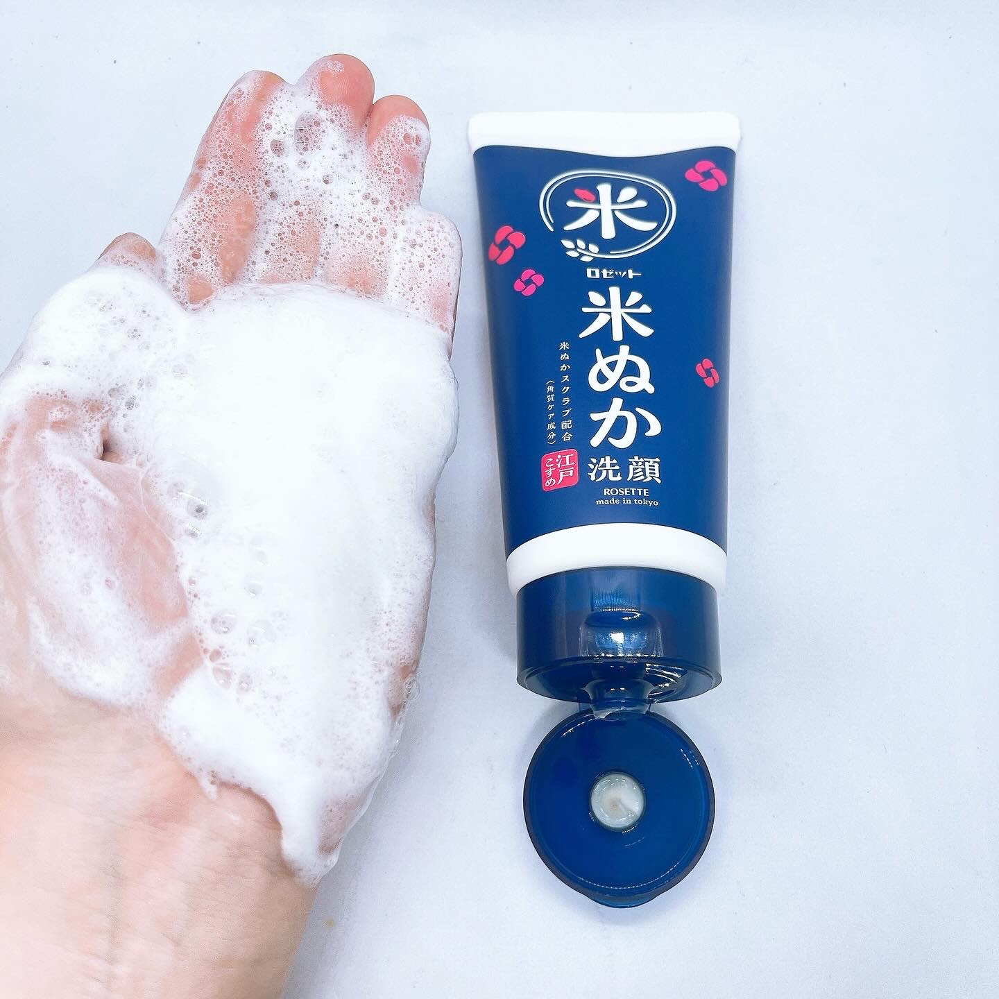 江戸こすめ 米ぬか*1洗顔[洗顔フォーム]/ロゼット/洗顔フォームを使ったクチコミ（3枚目）