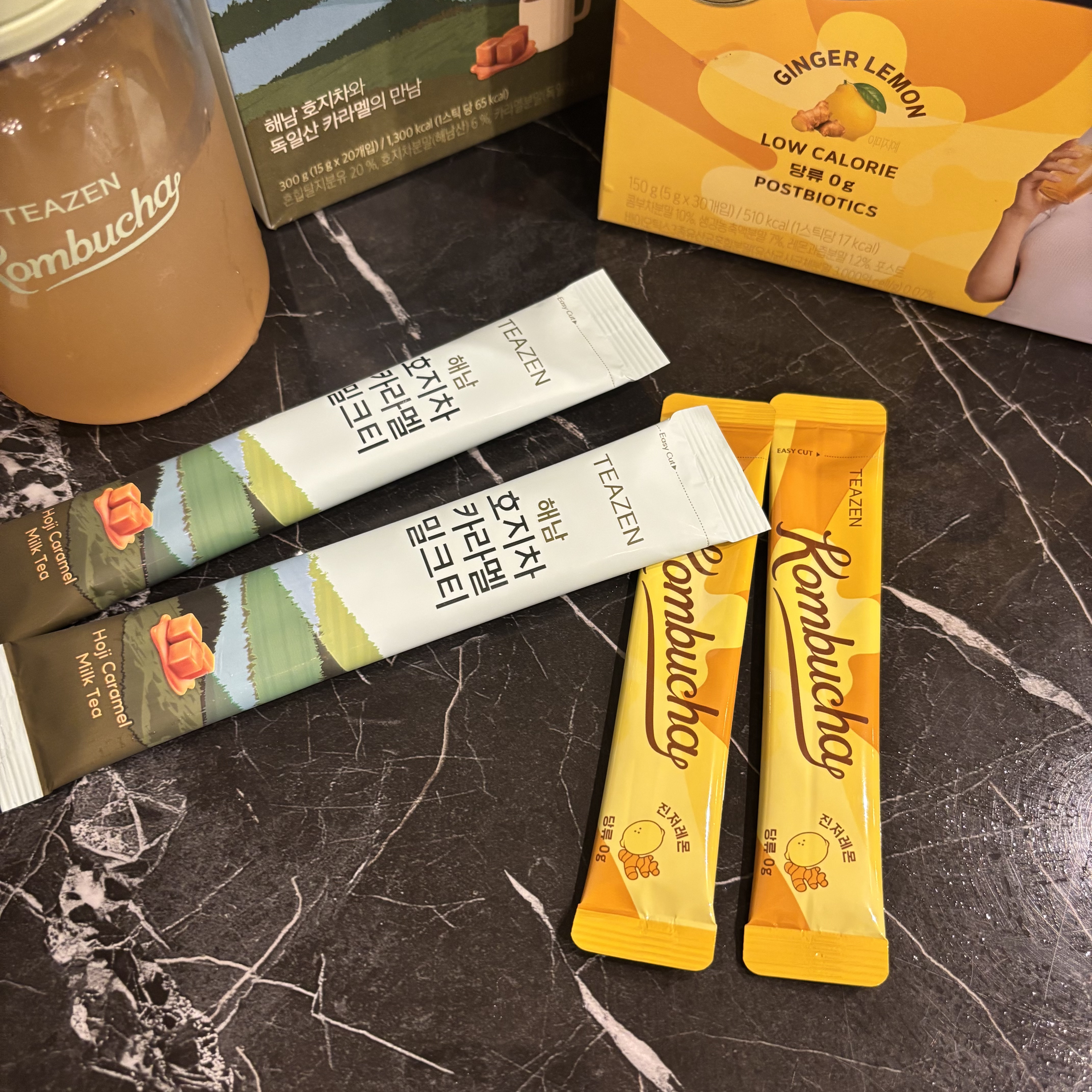 TEAZEN ジンジャーレモン/TEAZEN/コンブチャを使ったクチコミ（2枚目）