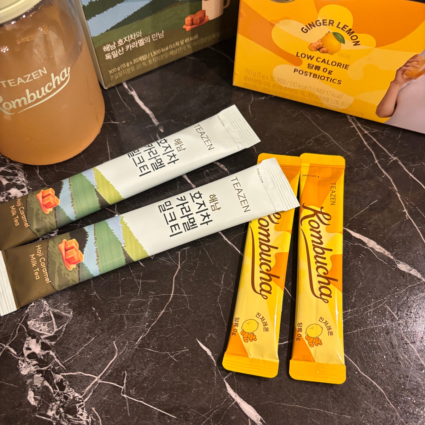 海南ほうじ茶キャラメルミルクティー/TEAZEN/ドリンクを使ったクチコミ(2枚目)