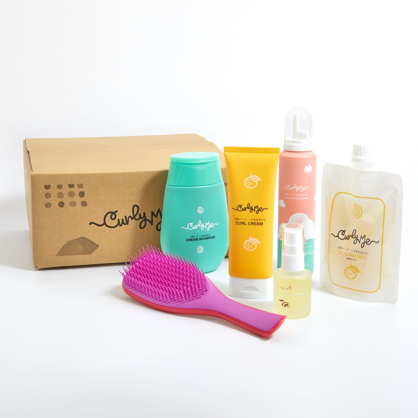 Curly Me くせ毛フルケア入門セット ビバ・マゼンタ