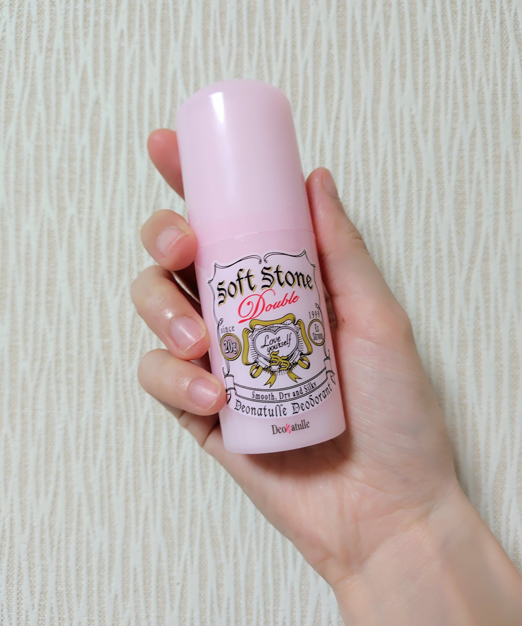 デオナチュレ ソフトストーンW ピンク/デオナチュレ/デオドラント・制汗剤を使ったクチコミ（1枚目）