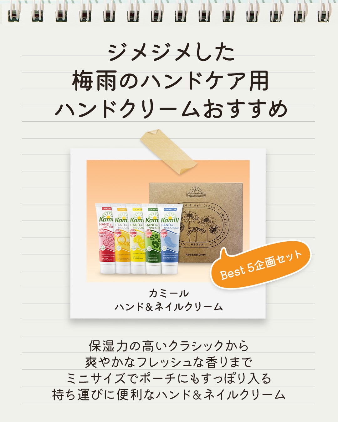 ハンド&ネイルクリーム クラシック 3OML ミニ/カミール/ハンドクリームを使ったクチコミ(4枚目)