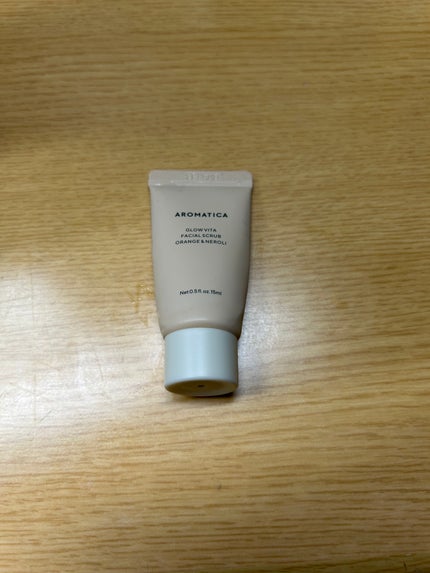 グロービタ フェイシャルスクラブ オレンジ&ネロリ/AROMATICA/スクラブ・ゴマージュを使ったクチコミ(1枚目)