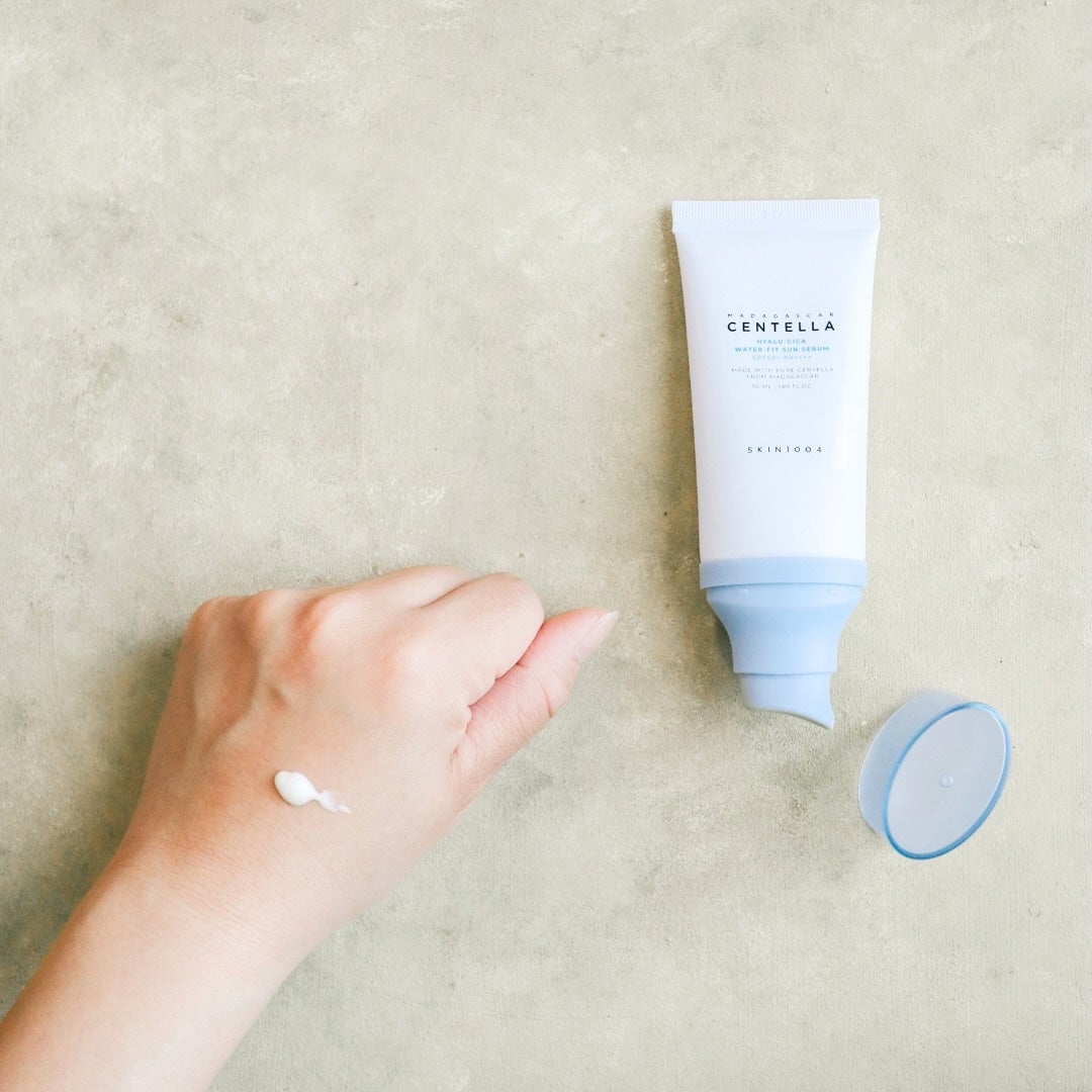 ヒアルーシカ ウォーターフィット サンセラム/SKIN1004/日焼け止めローションを使ったクチコミ(3枚目)