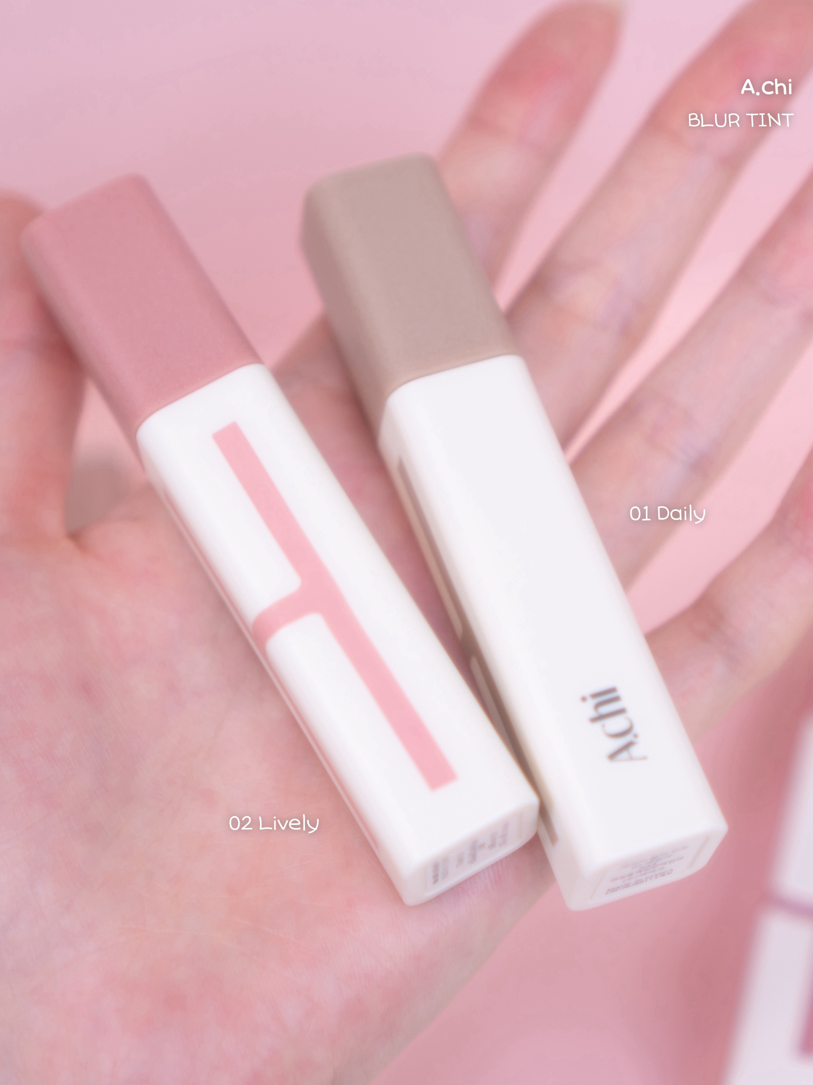 ブラーティント/A.chi/リップティントを使ったクチコミ（2枚目）