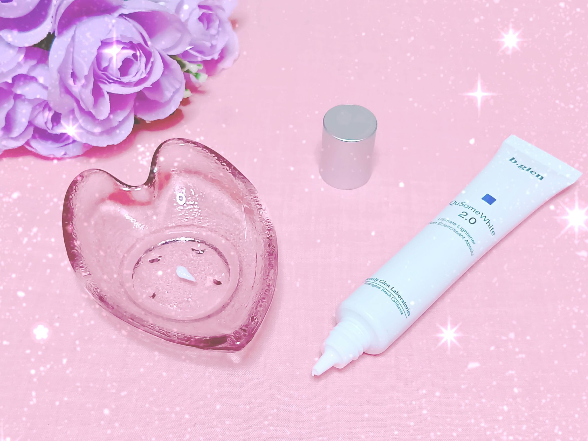 QuSomeホワイト2.0/b.glen/美容液を使ったクチコミ（2枚目）