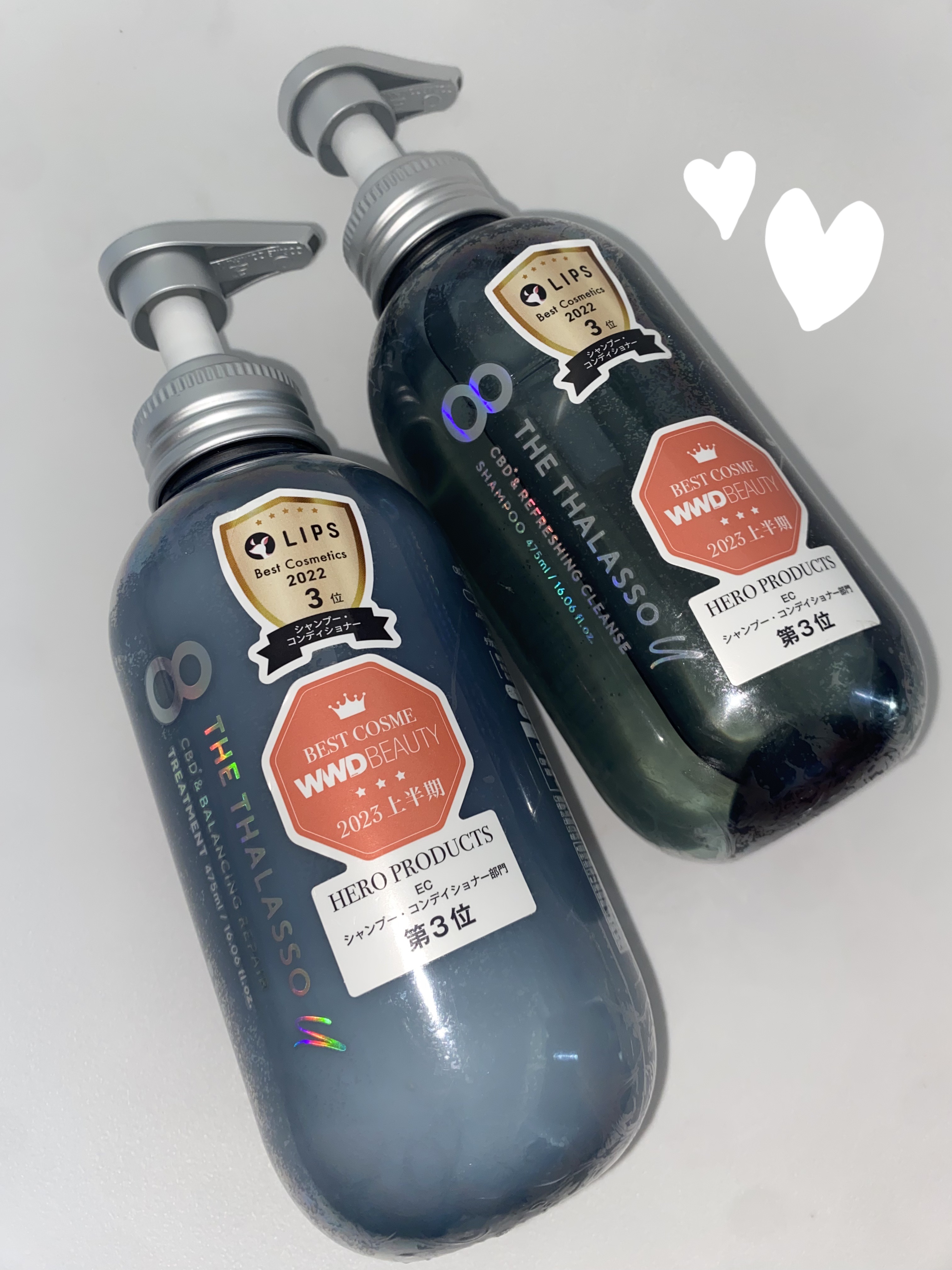 エイトザタラソ ユー CBD＆リフレッシング クレンズ 美容液シャンプー／CBD＆バランシング ダメージリペア 美容液ヘアトリートメント/エイトザタラソ/市販シャンプーを使ったクチコミ（1枚目）