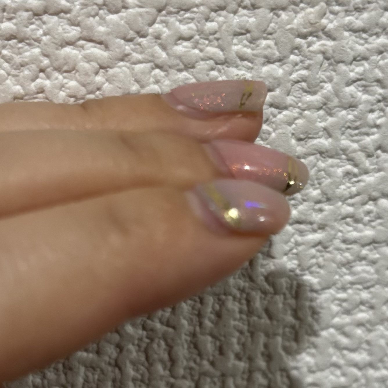 セミキュアジェルネイル（ハンド）/ohora/ネイルシールを使ったクチコミ（3枚目）