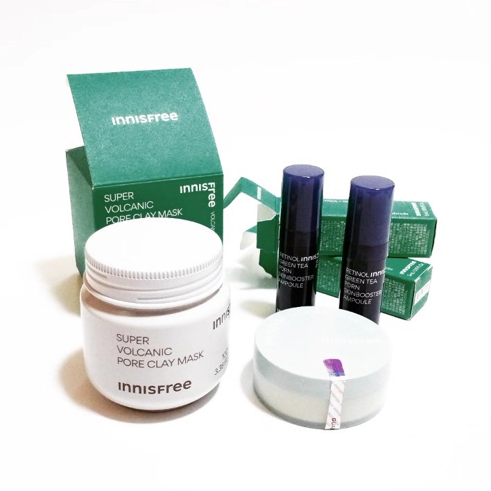 ノーセバム　ミネラルパウダー　N/innisfree/ルースパウダーを使ったクチコミ（2枚目）