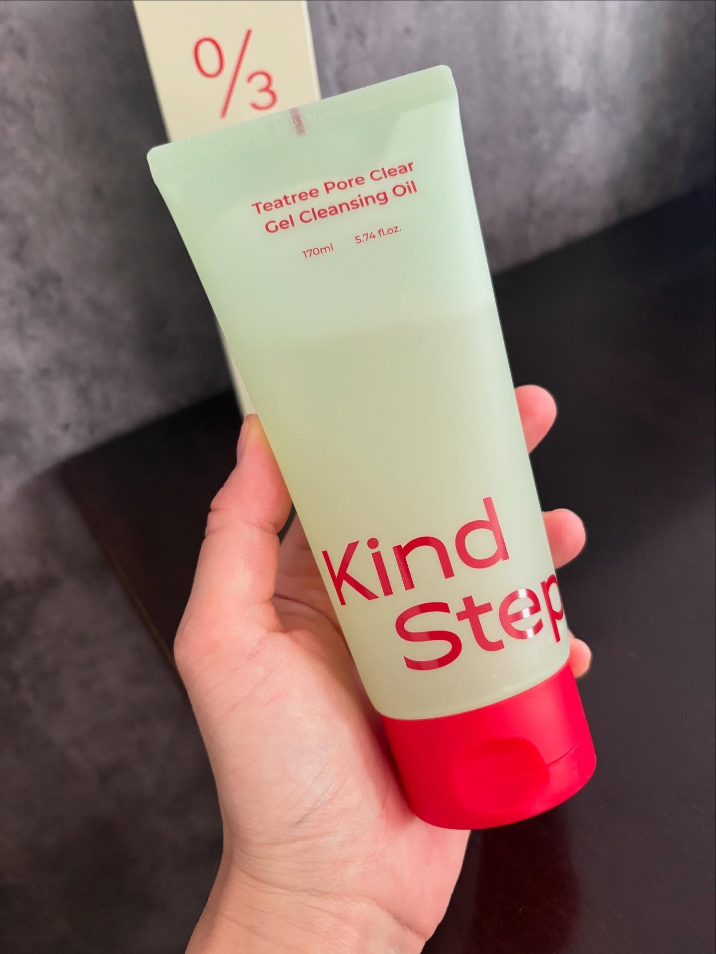 ティーツリージェルクレンジングオイル/KindStep/クレンジングジェルを使ったクチコミ（2枚目）