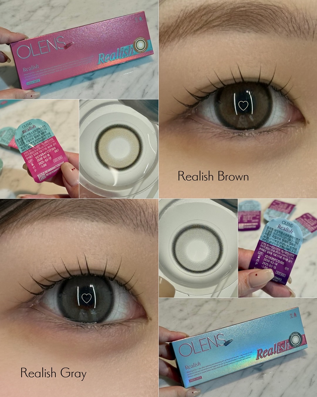Realish 1day/OLENS/ワンデー（１DAY）カラコンを使ったクチコミ（2枚目）