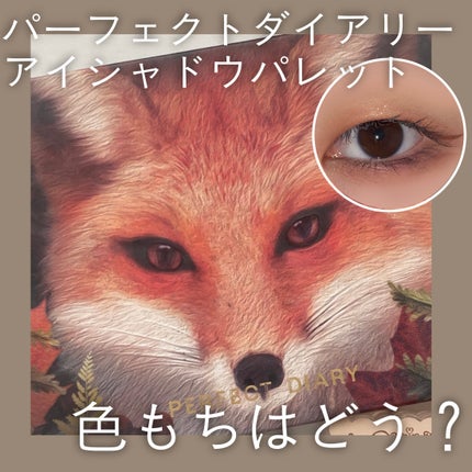 エクスプローラ12色 動物アイシャドウパレット/PERFECT DIARY/アイシャドウパレットを使ったクチコミ(1枚目)