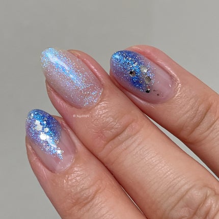 ジェルネイルユニコーン UnicornPURPLE(ユニコーンパープル)/セリア/ジェルネイルの画像