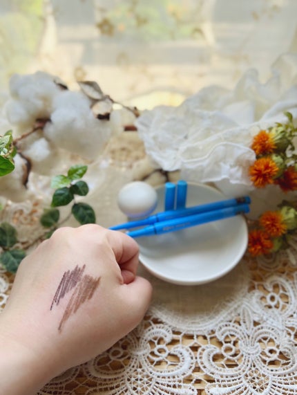 「密着アイライナー」極細クリームペンシル/デジャヴュ/ペンシルアイライナーを使ったクチコミ(2枚目)