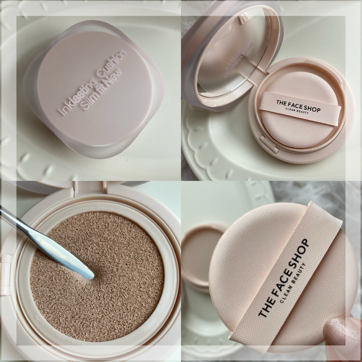 インクラスティングクッションファンデーション/THE FACE SHOP/クッションファンデーションを使ったクチコミ（3枚目）