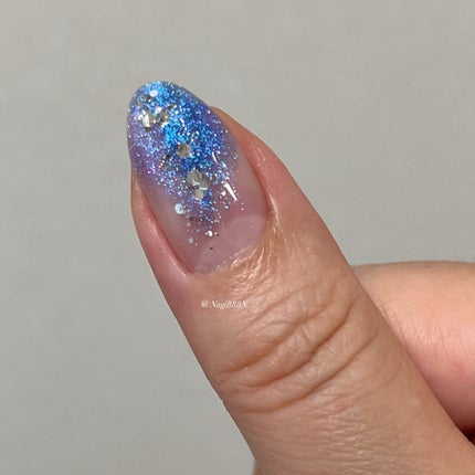 ジェルネイルユニコーン UnicornPURPLE(ユニコーンパープル)/セリア/ジェルネイルの画像