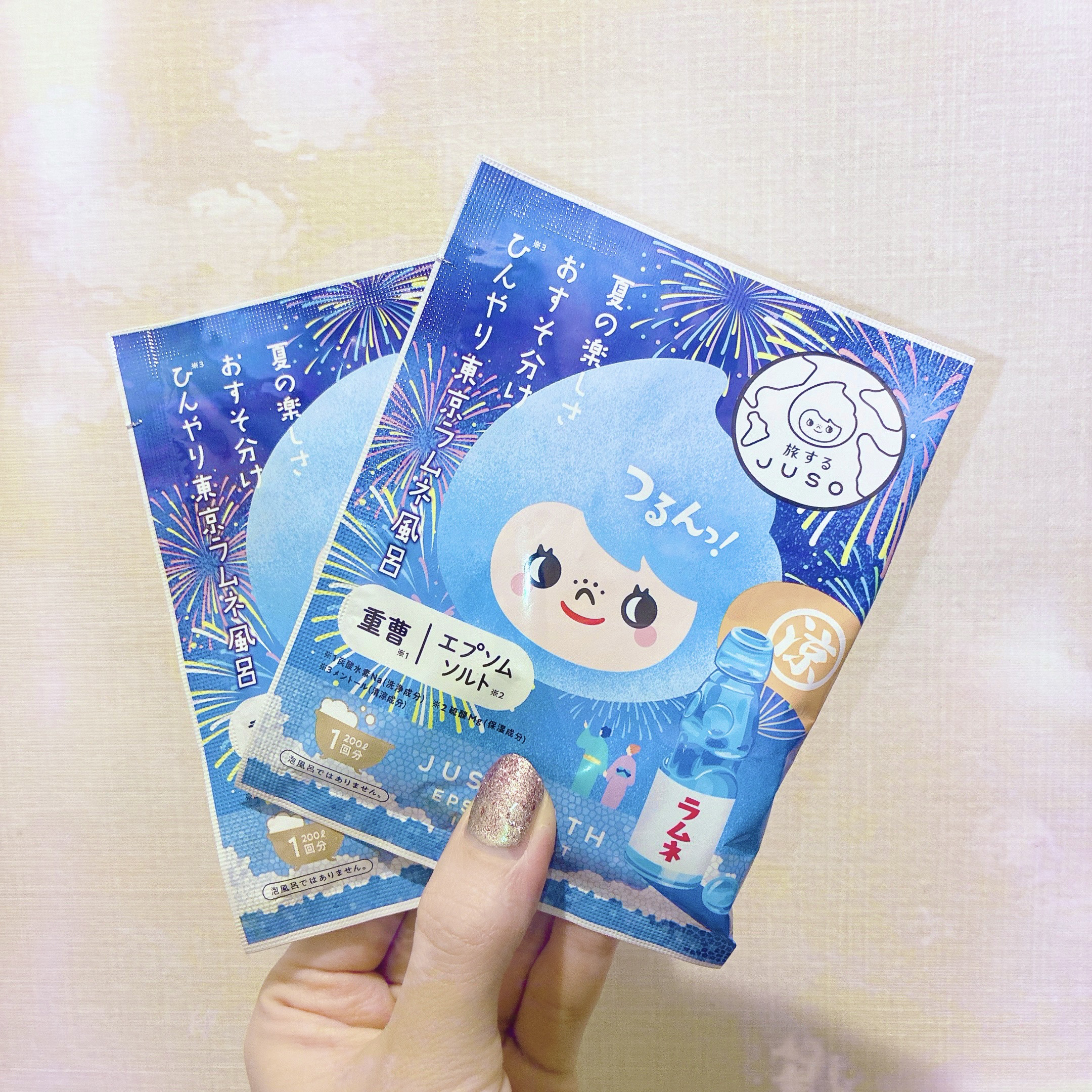 JUSO BATH POWDER/旅するJUSO/炭酸系入浴剤を使ったクチコミ（1枚目）