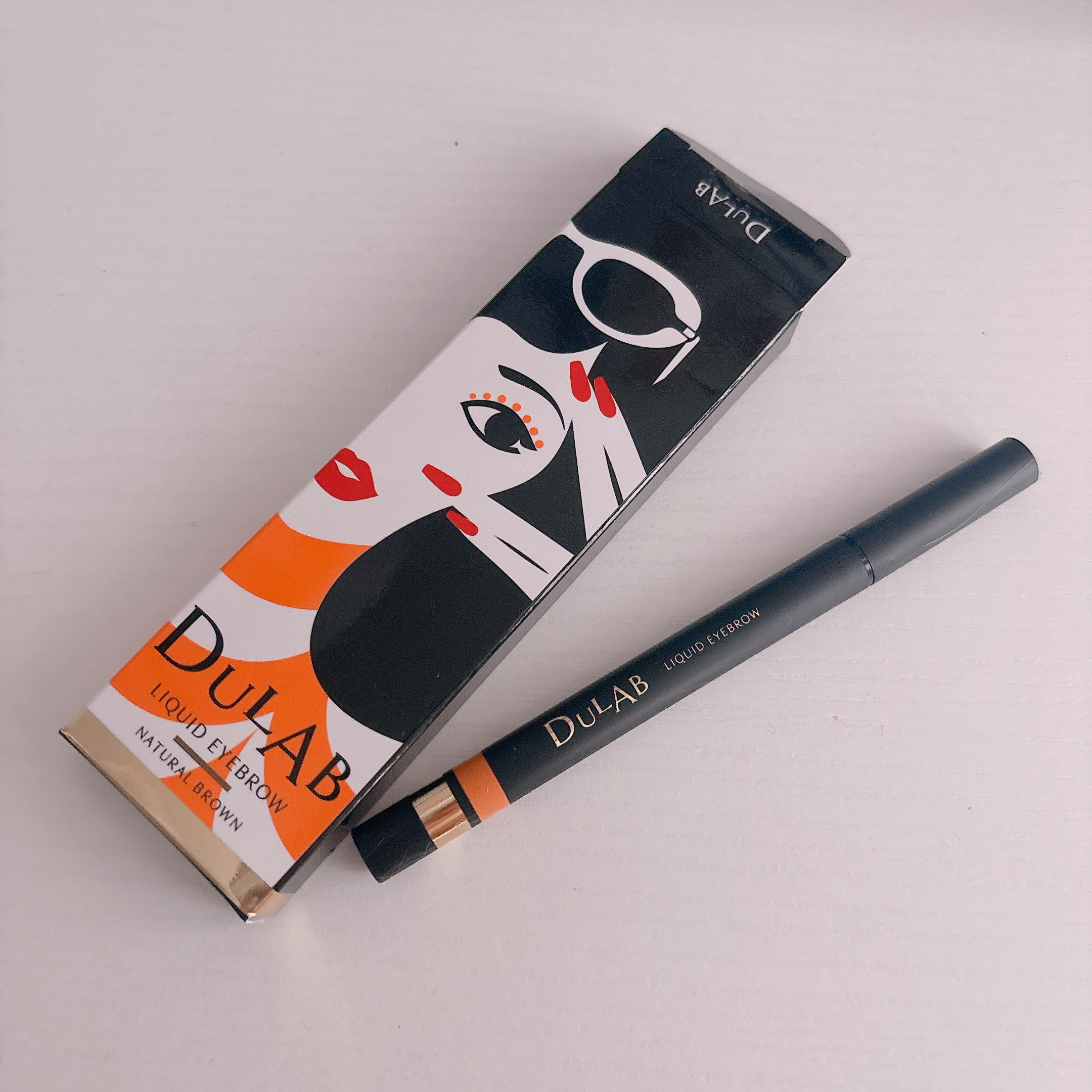 DULAB リキッドアイブロウ ナチュラルブラウン/DULAB/リキッドアイブロウを使ったクチコミ（1枚目）