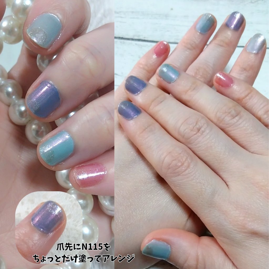 カラフルネイルズ/キャンメイク/マニキュアを使ったクチコミ（3枚目）
