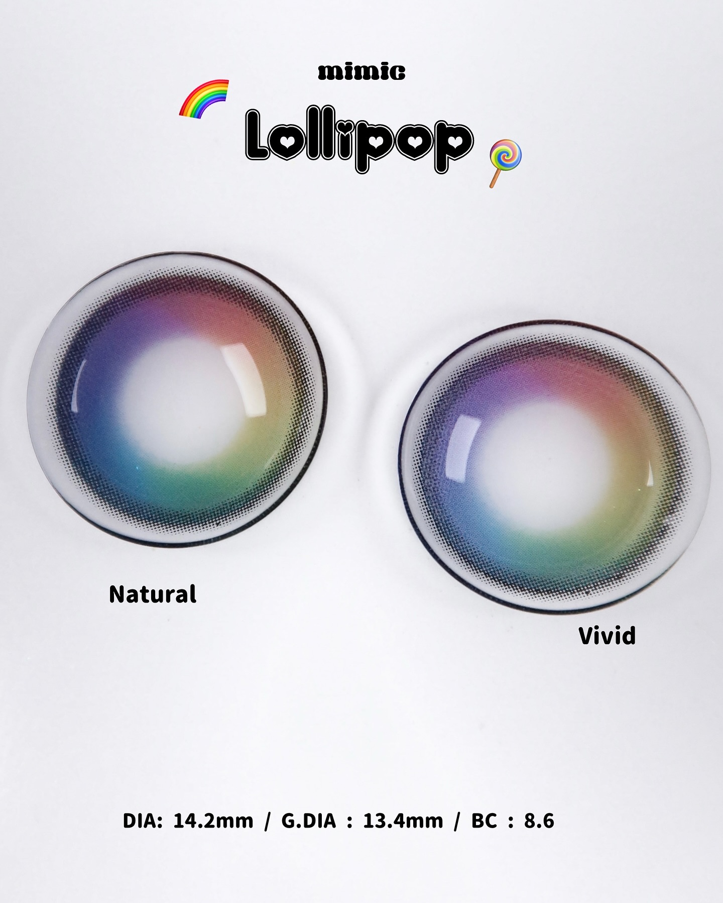 Lollipop/MIMIC LENS/１ヶ月（１MONTH）カラコンを使ったクチコミ（2枚目）