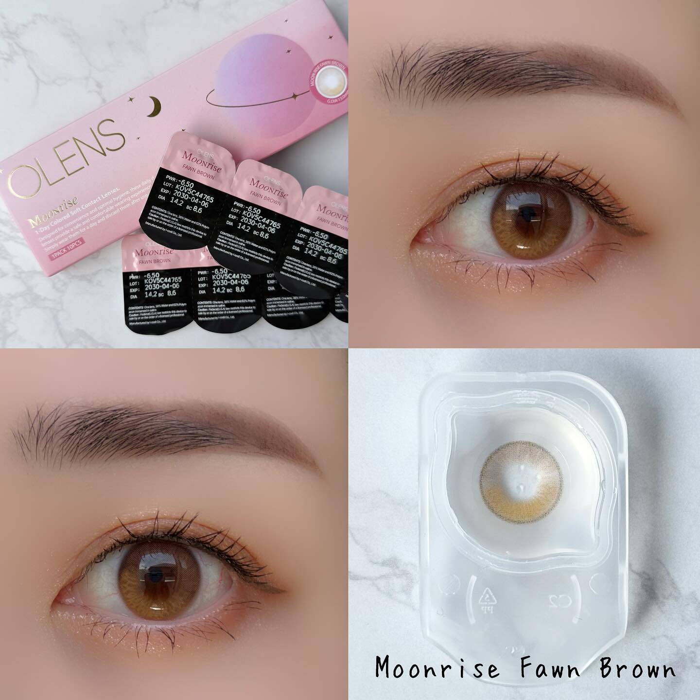 Moonrise 1day/OLENS/ワンデー（１DAY）カラコンを使ったクチコミ（2枚目）