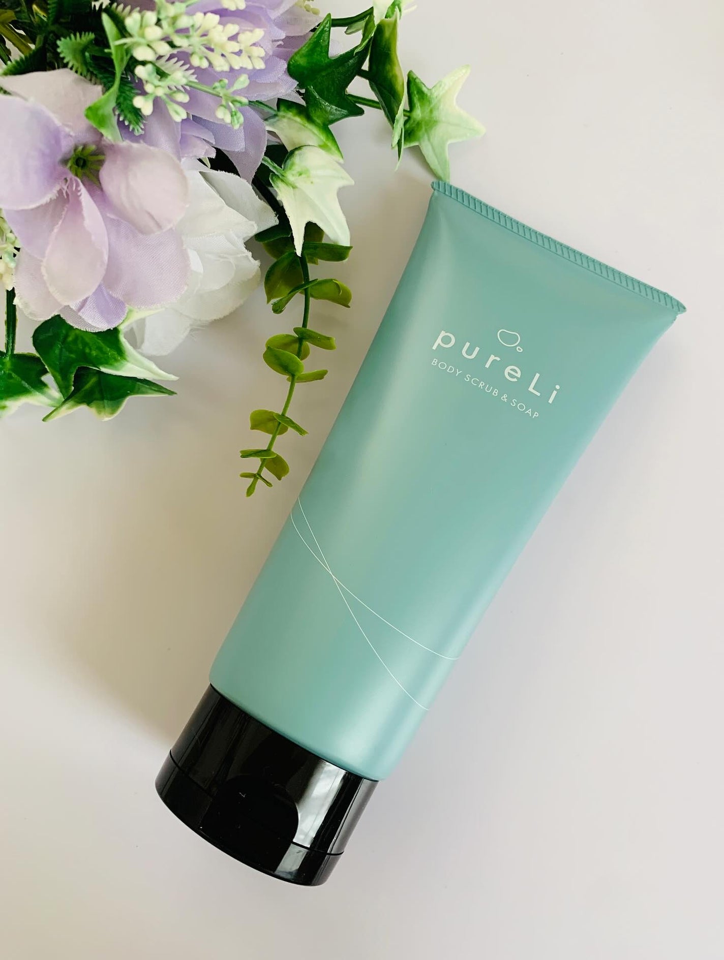 pureLiボディスクラブ&ボディソープ マンダリンウッドの香り/pureLi/ボディスクラブを使ったクチコミ(1枚目)