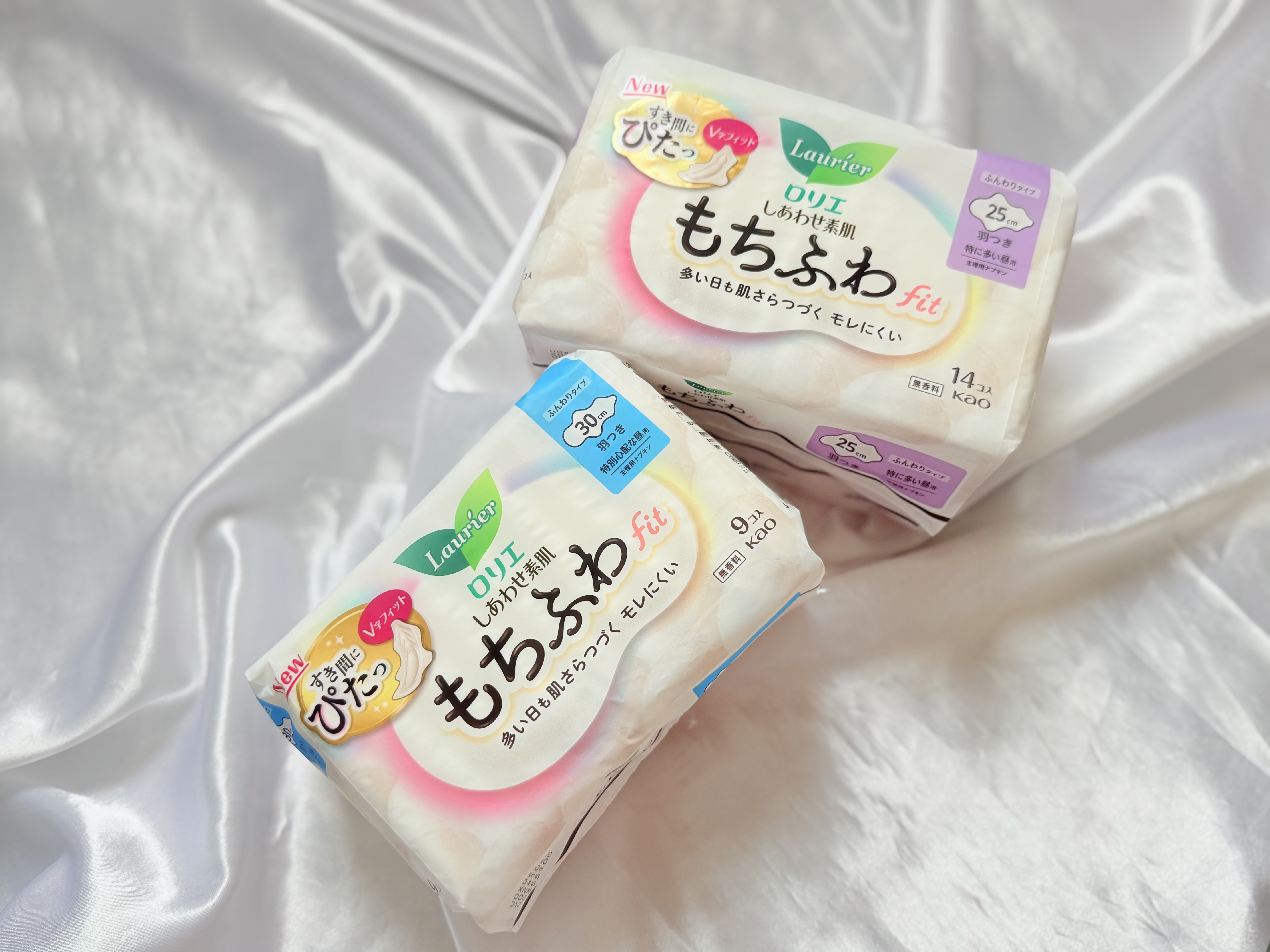 ロリエ もちふわ fit 25cm 羽つき 14コ入 (医薬部外品 )/ロリエ/ナプキンを使ったクチコミ（1枚目）