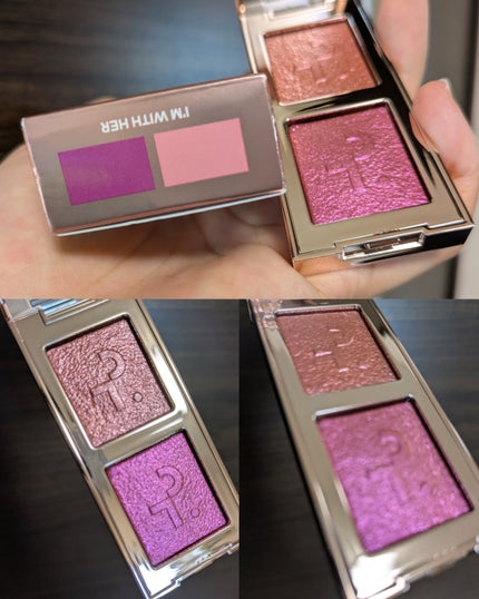 MAJOR DIMENSION EYE ILLUSION EYESHADOW DUO/Patrick Ta/アイシャドウパレットを使ったクチコミ(1枚目)