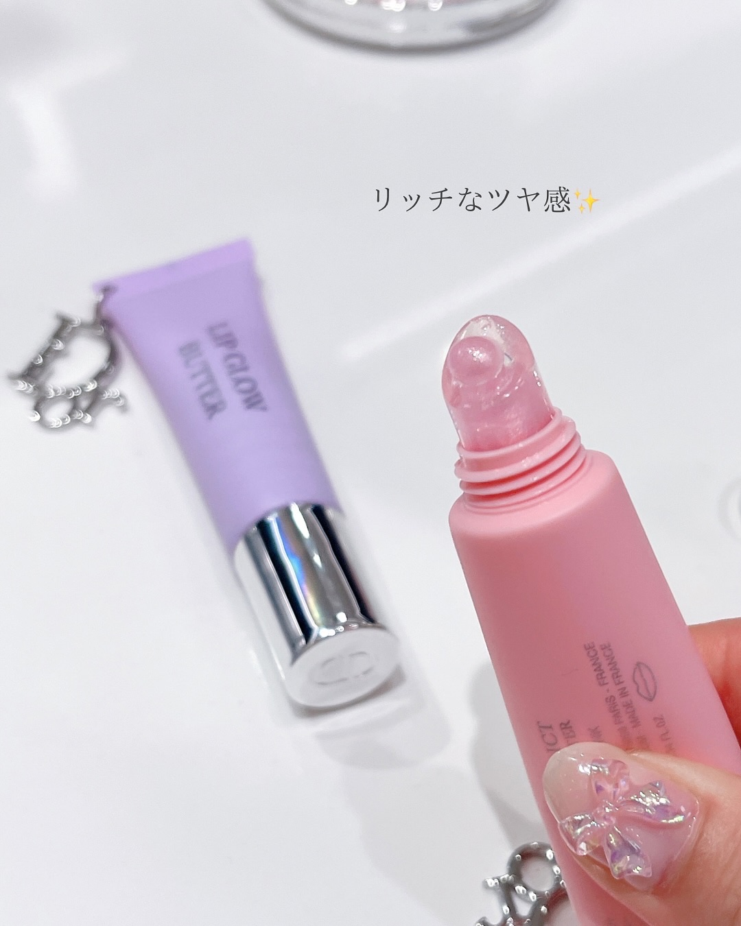 アディクト リップ グロウ バター/Dior/リップグロスを使ったクチコミ（2枚目）