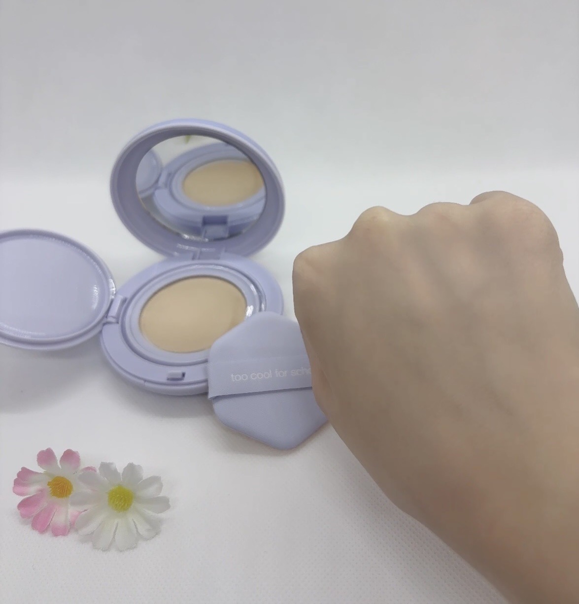エアーフィットクッション/too cool for school/クッションファンデーションを使ったクチコミ（3枚目）