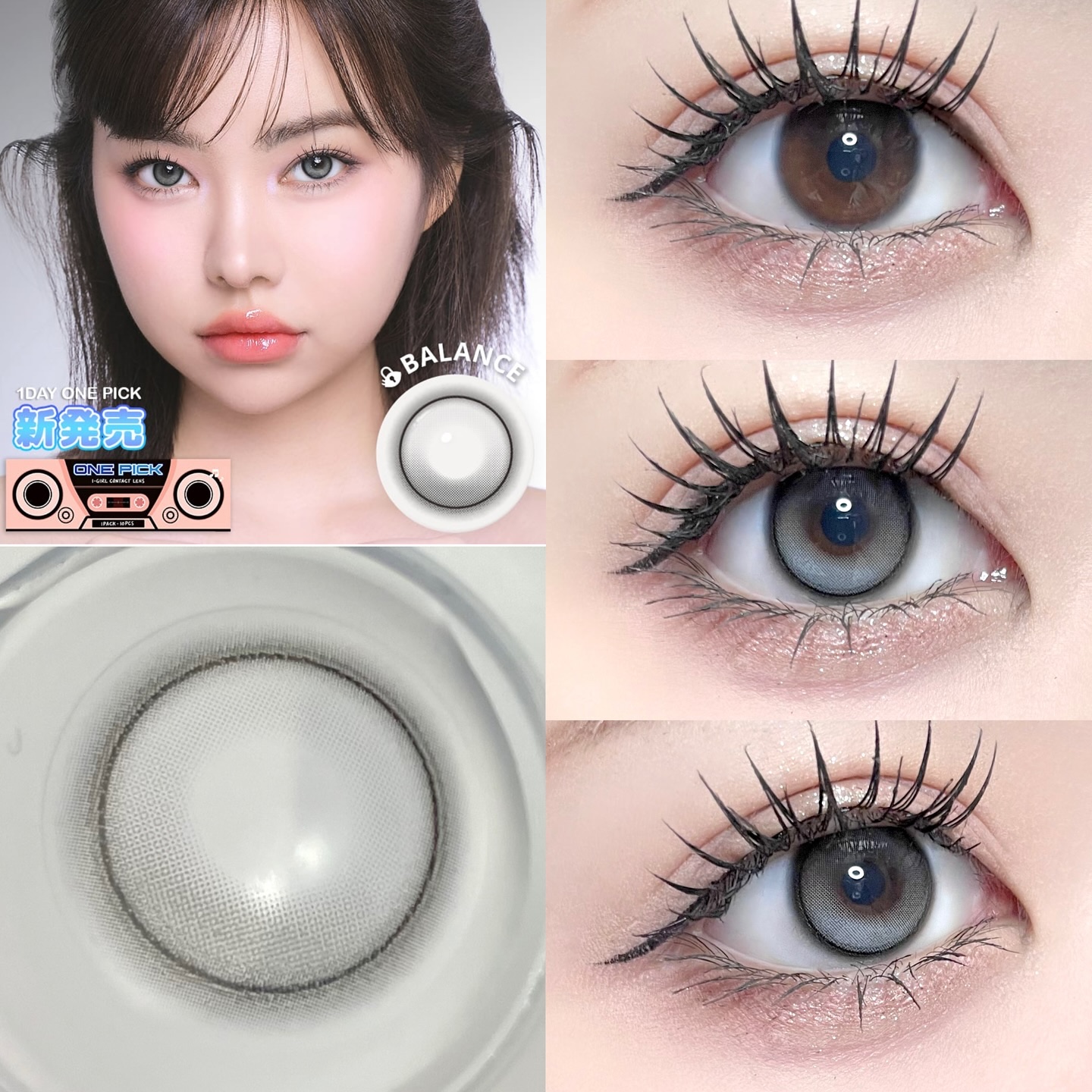 I-GIRL ONE PICK/蜜のレンズ/１ヶ月（１MONTH）カラコンを使ったクチコミ（3枚目）