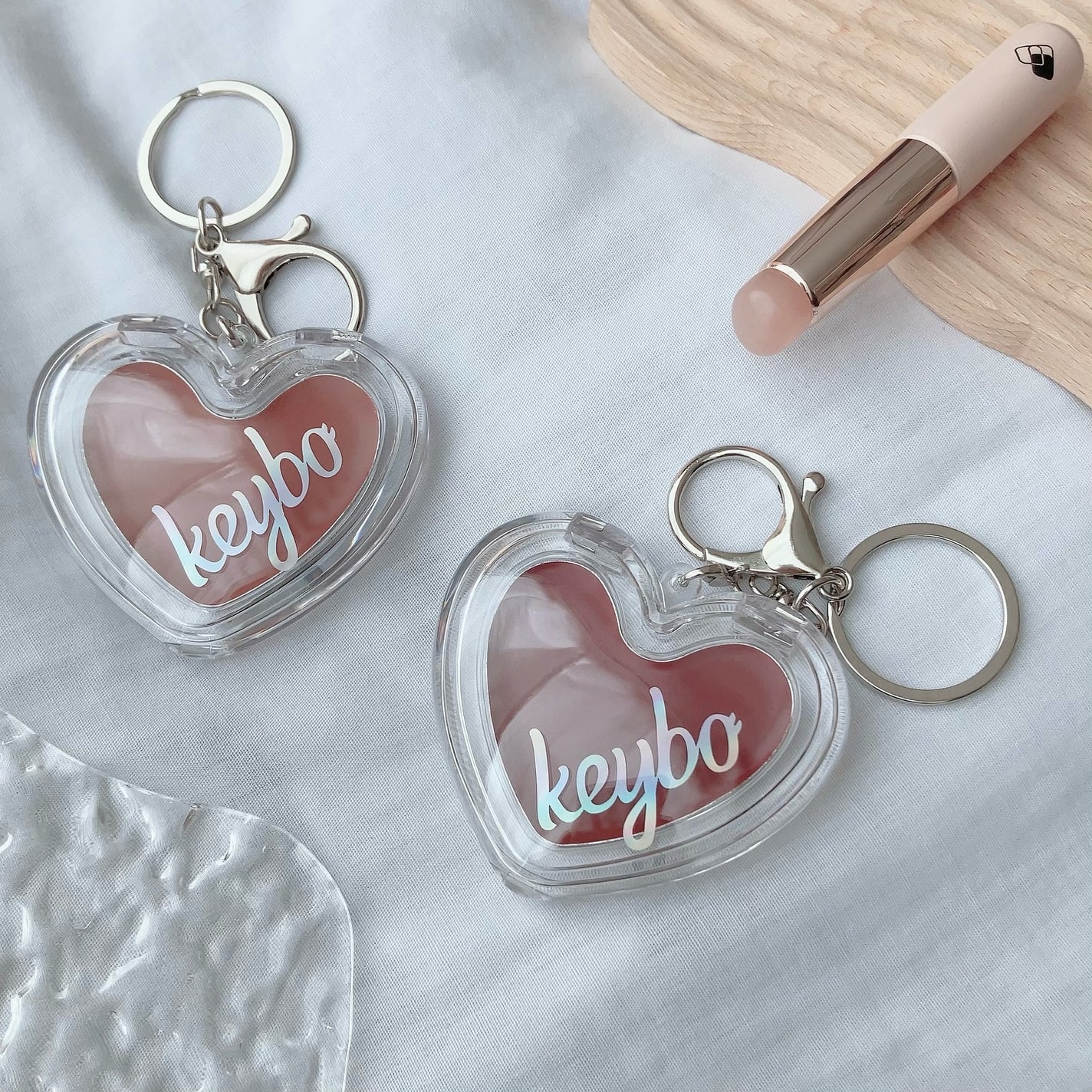 ハートキーリング リップ&チーク/keybo/口紅を使ったクチコミ(7枚目)