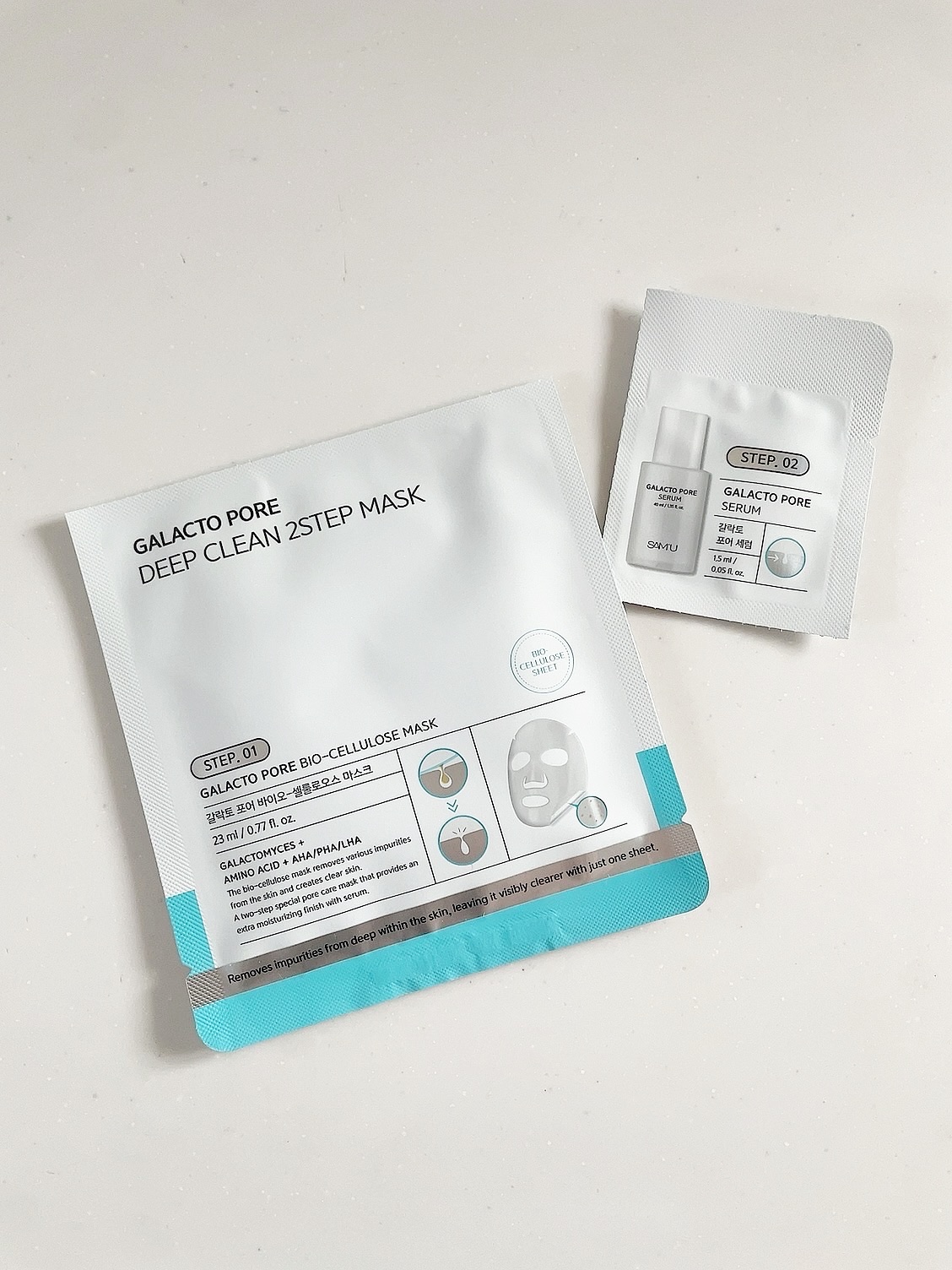 サミュ ガラクトポア ディープクリーン 2ステップマスク/SAM'U/シートマスク・パックを使ったクチコミ（2枚目）