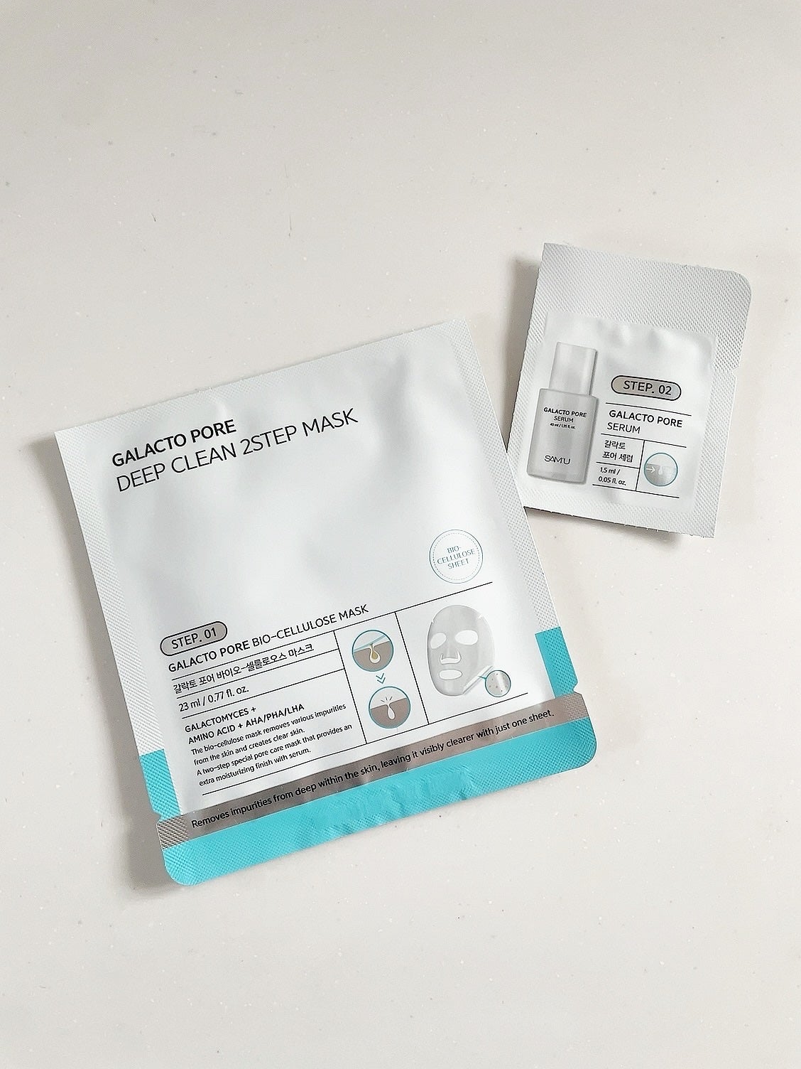 サミュ ガラクトポア ディープクリーン 2ステップマスク/SAM'U/シートマスク・パックを使ったクチコミ(2枚目)