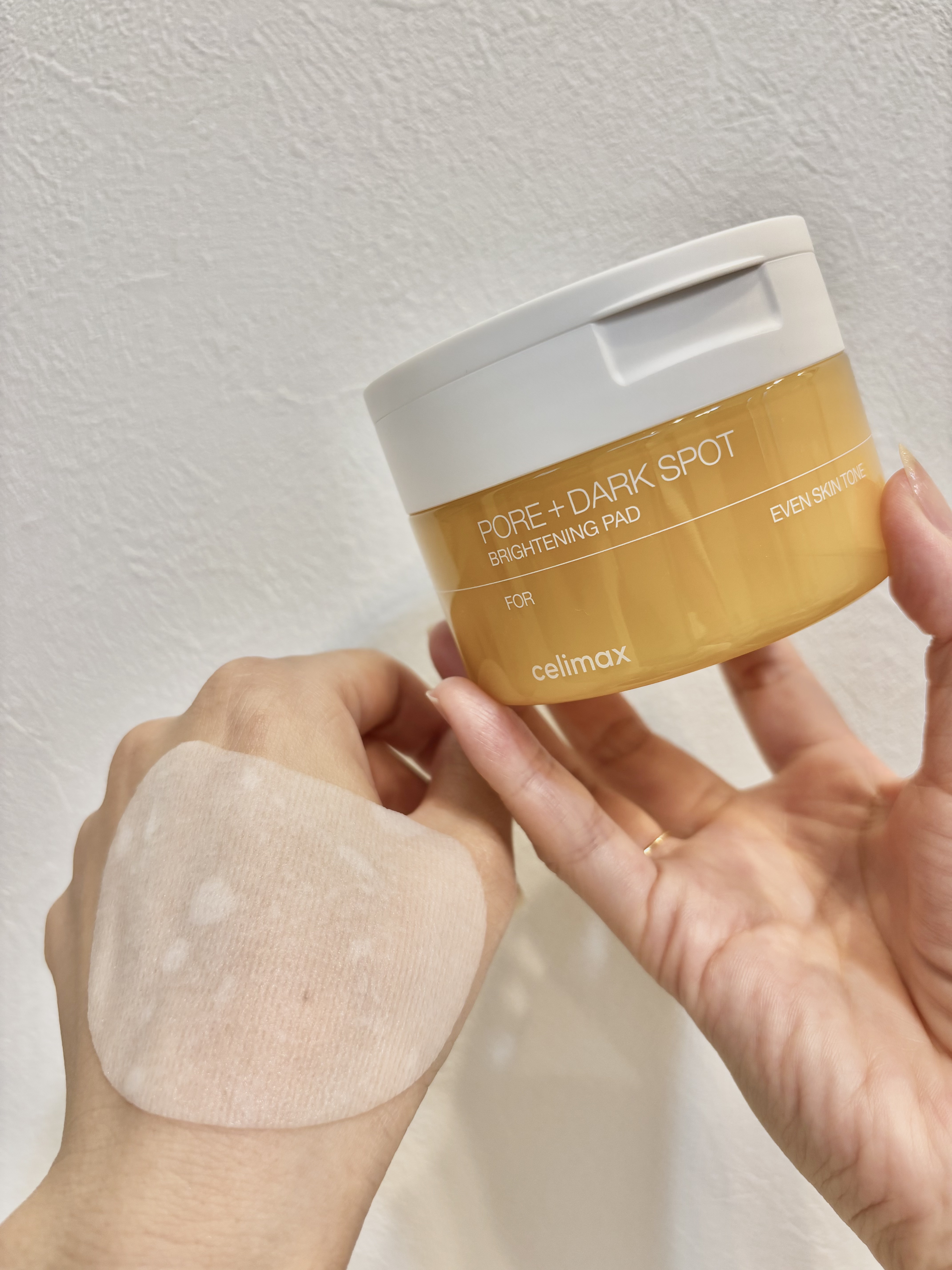 ポアブライトニング シミケア パッド/celimax/トナーパッドを使ったクチコミ（3枚目）