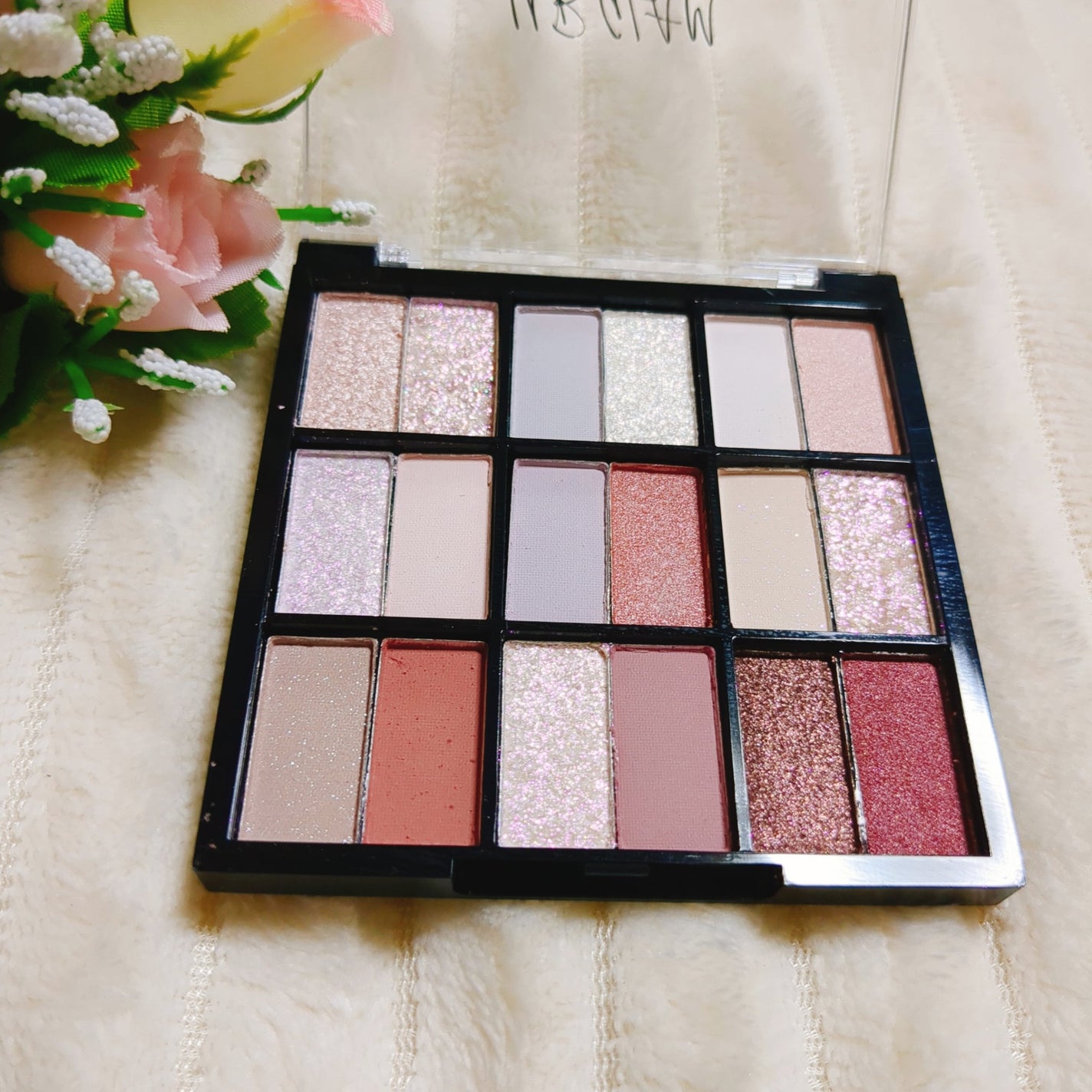 18カラーアイパレット/U R GLAM/アイシャドウパレットを使ったクチコミ(3枚目)