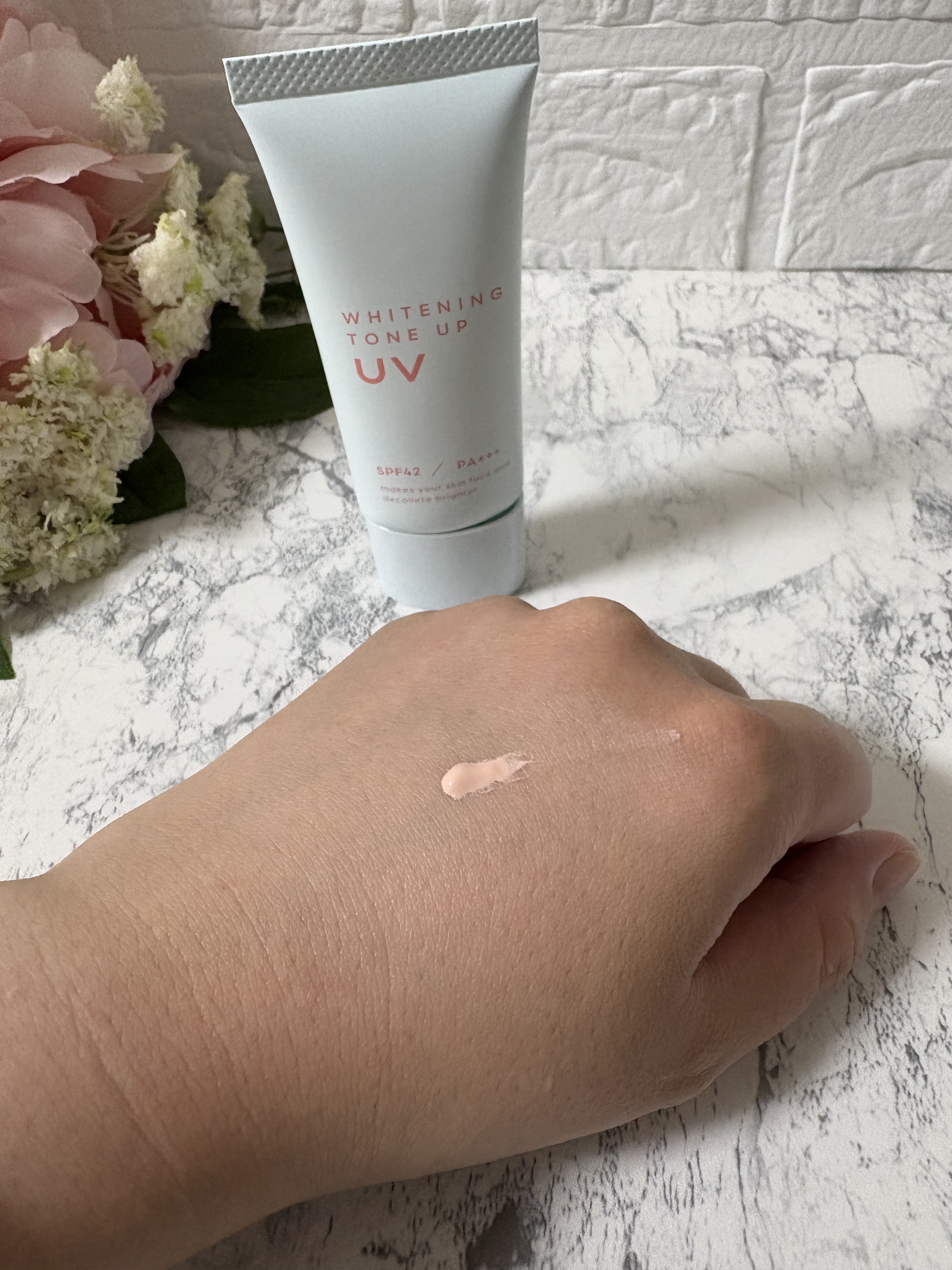 美白トーンアップUV/コージー/日焼け止めミルクを使ったクチコミ（3枚目）