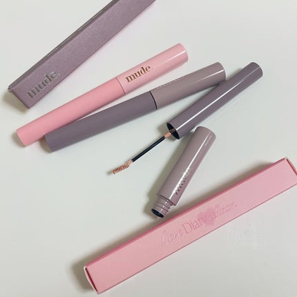 インスパイアスキニーブロウカラ/mude/眉マスカラを使ったクチコミ(1枚目)