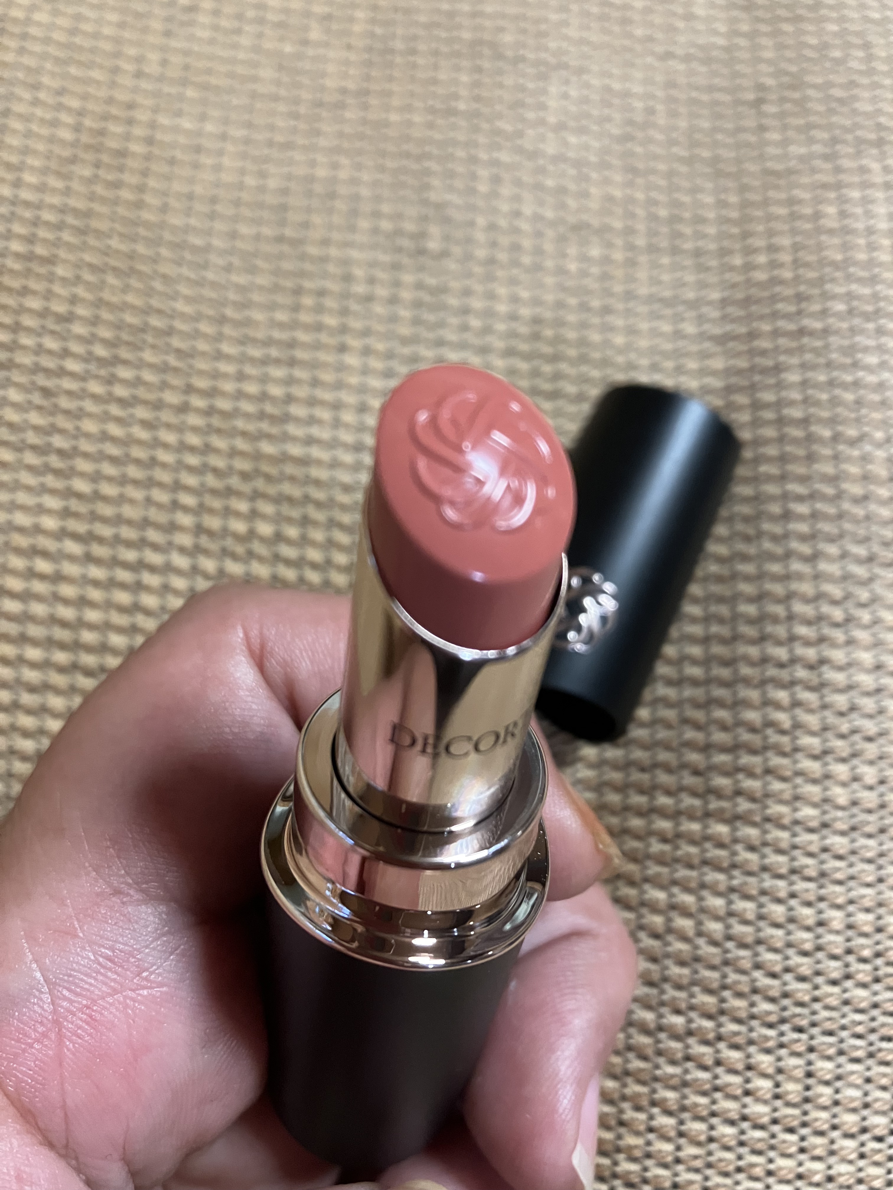 ルージュデコルテ　クリームグロウ 13G my theory/DECORTÉ/口紅を使ったクチコミ（2枚目）