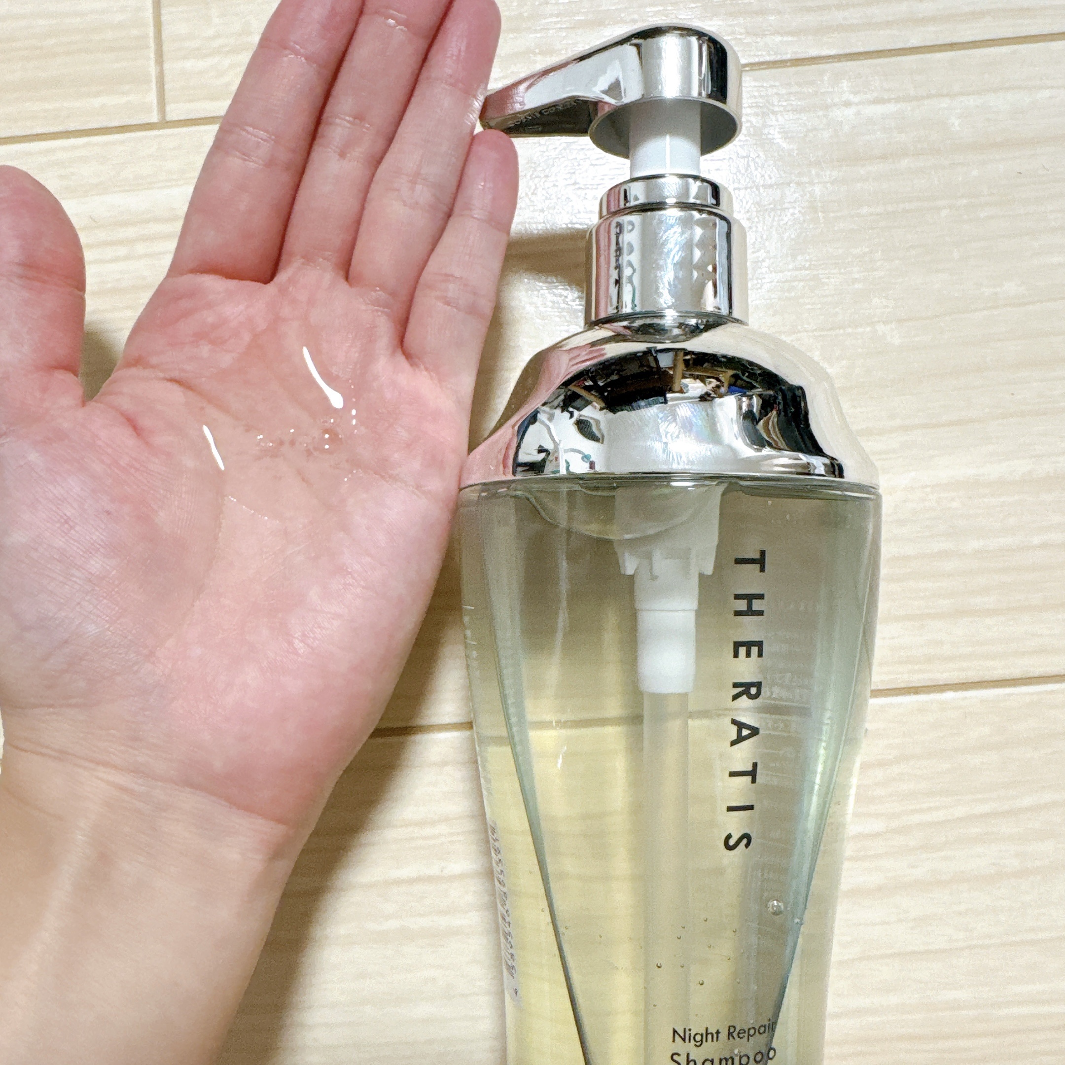 ナイトリペア シャンプー/ヘアトリートメント/THERATIS/シャンプー・コンディショナーを使ったクチコミ（2枚目）