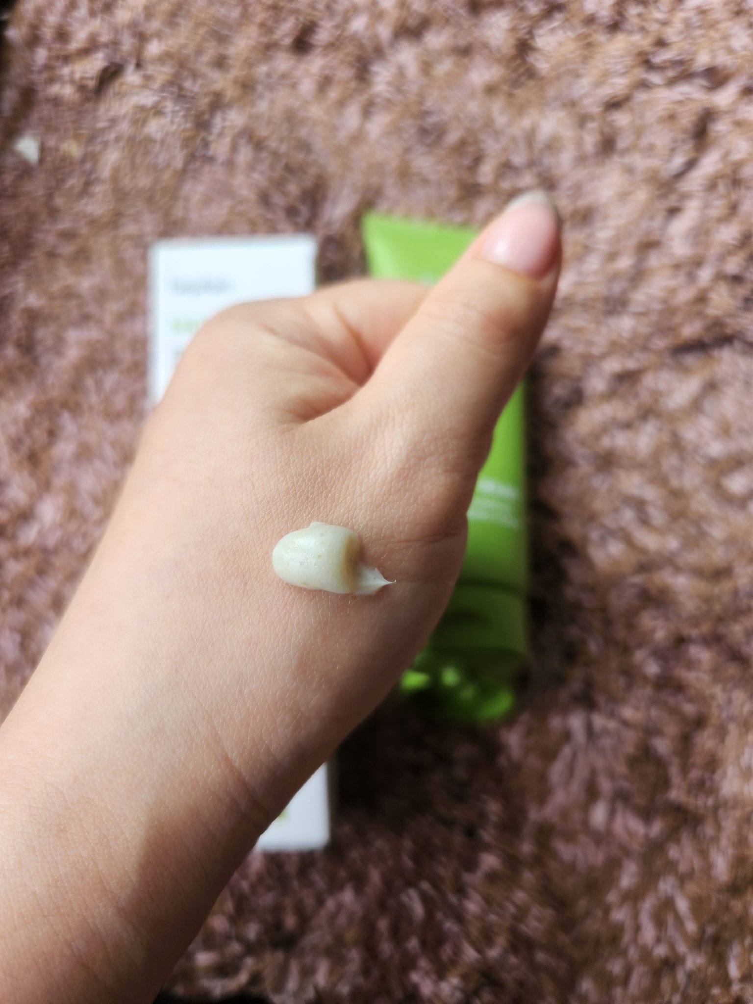 緑豆弱酸性洗顔フォーム/beplain/洗顔フォームを使ったクチコミ（2枚目）