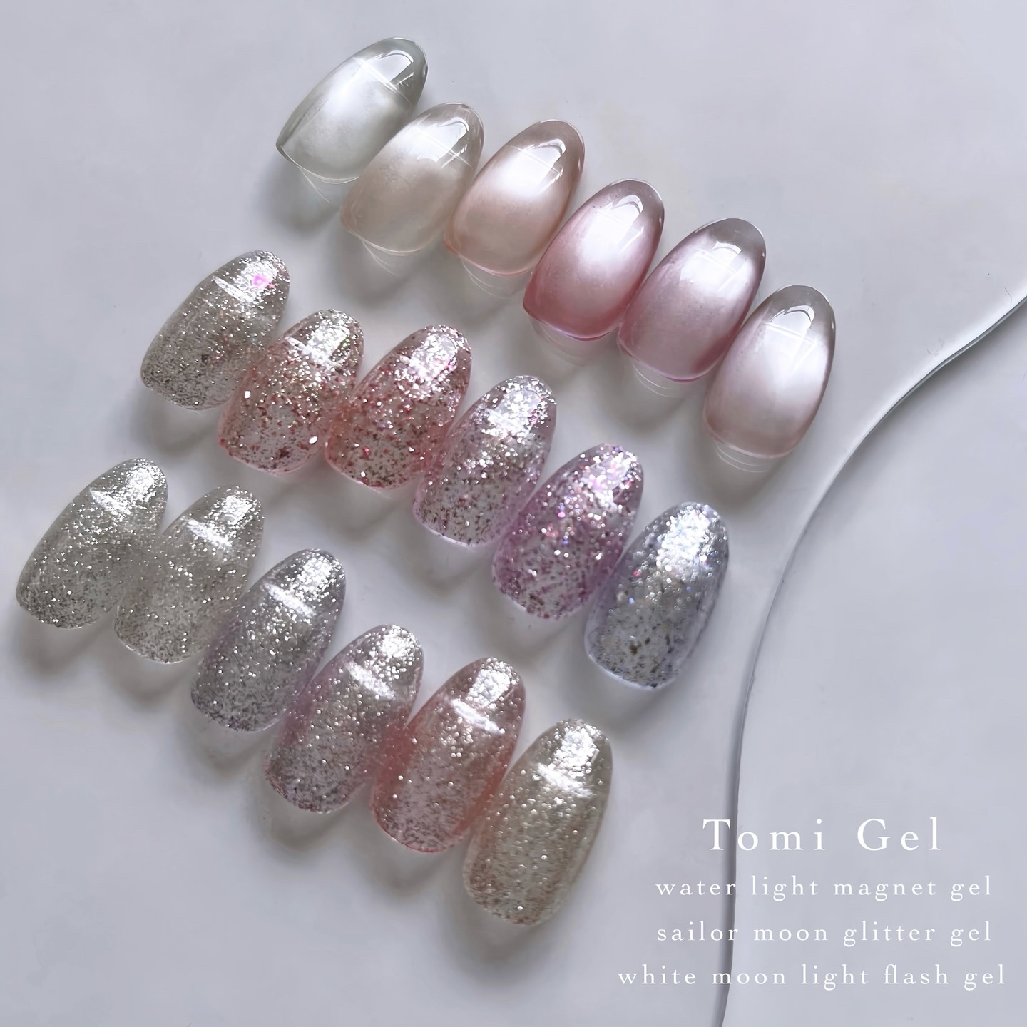 #マグネットネイル,#ちゅるんネイル,#グリッターネイル,#フラッシュネイル,#キラキラネイル,#春ネイル,#夏ネイル,#大人可愛いネイル,#ワンカラーネイル,#大人可愛いネイル,#川口ネイルのネイルデザイン