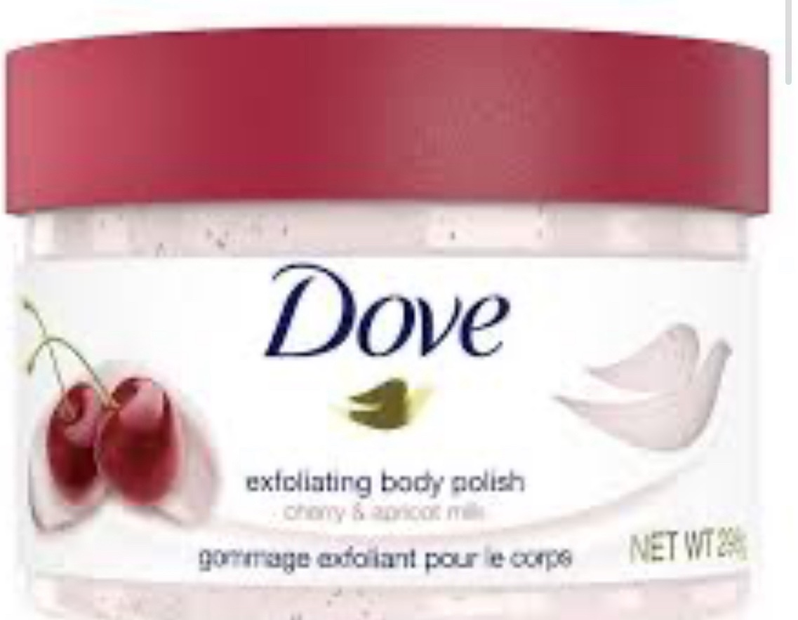 ダヴ ふわとろ　クリーミースクラブ チェリー＆アプリコットミルク/ダヴ/ボディスクラブを使ったクチコミ（1枚目）