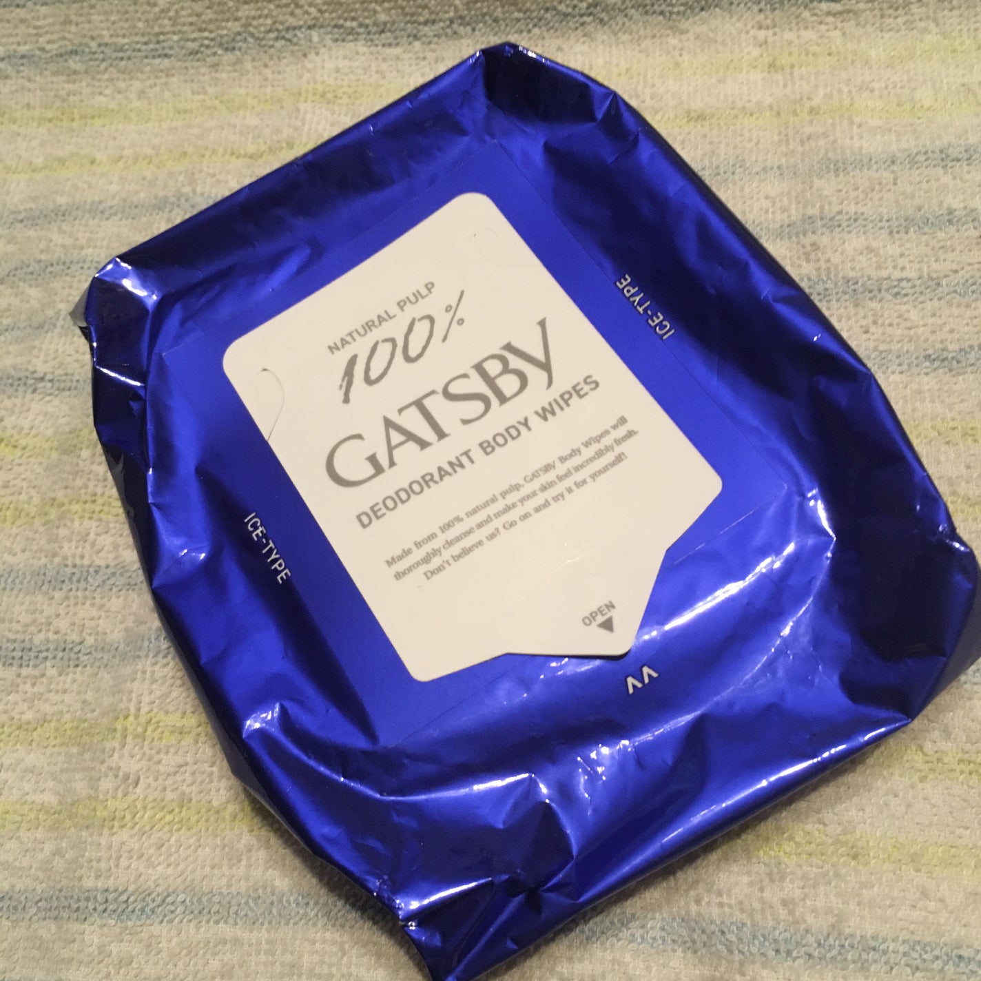 アイスデオドラントボディーペーパー アイスシトラス/ギャツビー/ボディシートを使ったクチコミ(1枚目)
