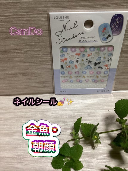 ネイルシール/キャンドゥ/ネイルシールを使ったクチコミ(1枚目)