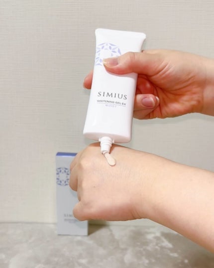 薬用ホワイトニングジェルEX モイスト(しっとり)/シミウス/オールインワン化粧品を使ったクチコミ(3枚目)