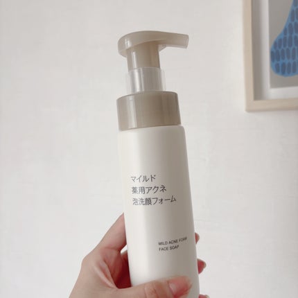 マイルド薬用アクネ泡洗顔フォーム 医薬部外品/無印良品/泡洗顔を使ったクチコミ(1枚目)