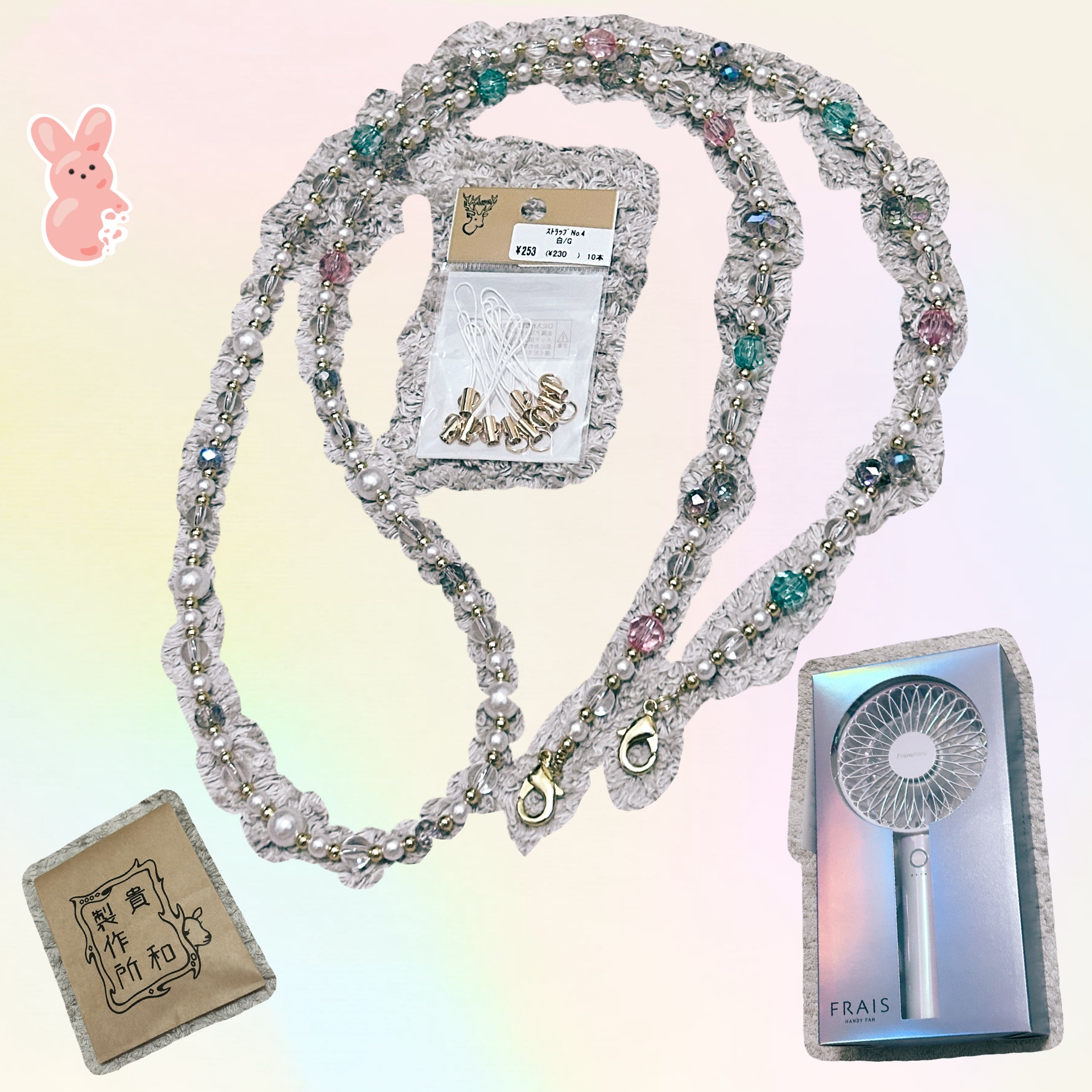 ストラップ金具No.4/貴和製作所/その他を使ったクチコミ（1枚目）