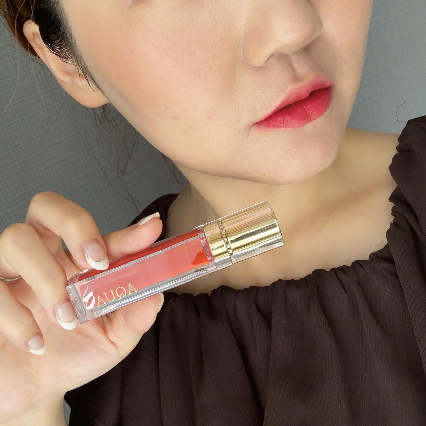  アクア アルファ ティントグロス/ラシーヌラボ/リップグロスを使ったクチコミ（3枚目）